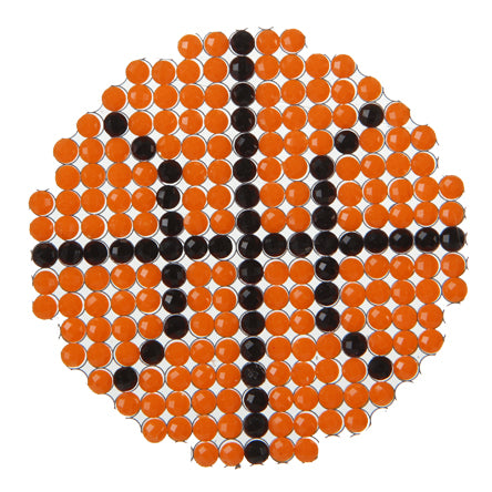 Pelota De Basquetbol Con Creando Con Brillantes