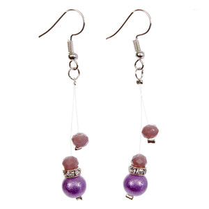 Aretes Morados