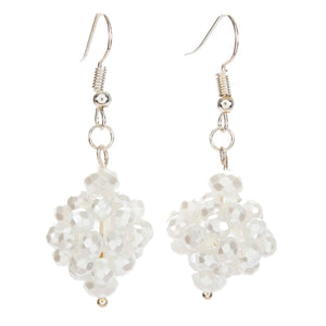 Aretes Blancos Boda