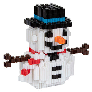 Muñeco De Nieve Block 3d