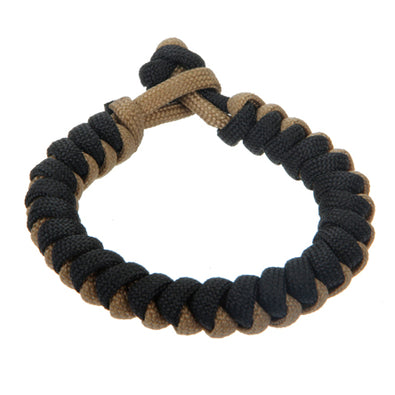 Fantasías Miguel Clave:IZ66 Pulsera Negro/Café De Cordón Paracaídas