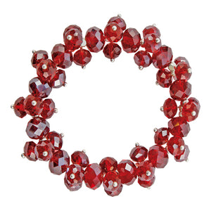 Pulsera Rondeles Rojo