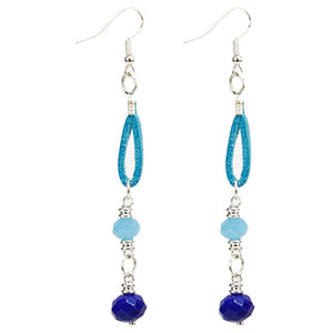 Aretes  De Rondel Con Cordón
