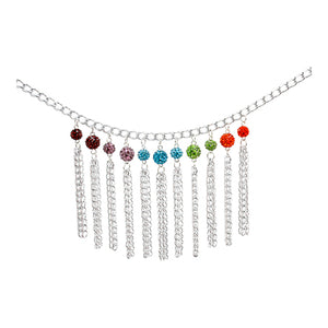 Collar De Cadena Con Piedra