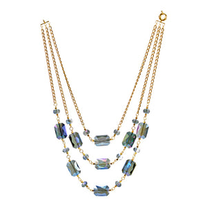 Collar Morado / Oro