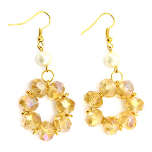 Aretes De Oro Marfil Oro