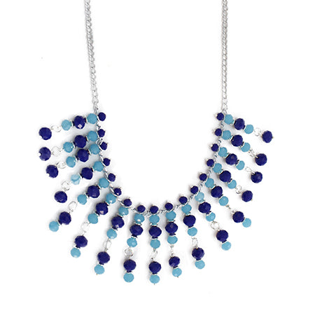 Collar Plata Azul Turquesa