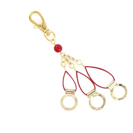 Colgante Rojo-Oro