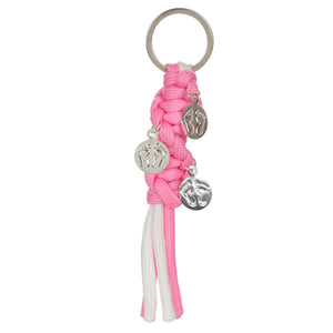 Llavero Nudo Espiral Baby Rosa