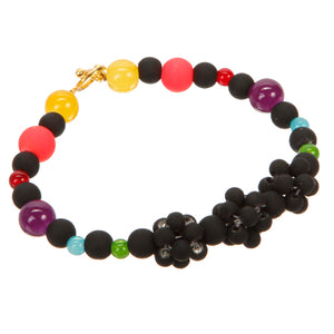 Pulsera Multicolor Con Enjambres Negros
