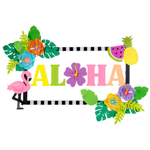 Letrero Aloha Tropical