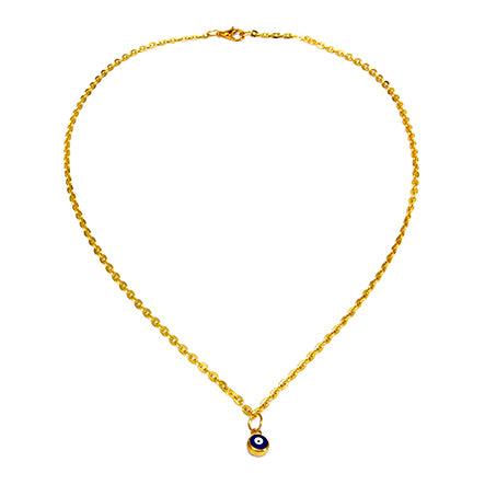 Collar De Cadena Con Dije Ojito