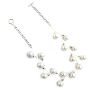 Collar Plata Con Perlas