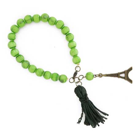 Pulsera Jade Con Torre Eiffel