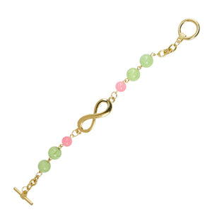 Pulsera Infinito Xv Rosa Menta