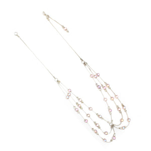 Collar Plata / Rosa