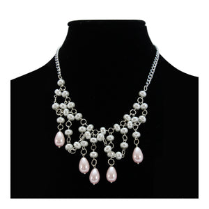 Collar Gotas Con Perlas