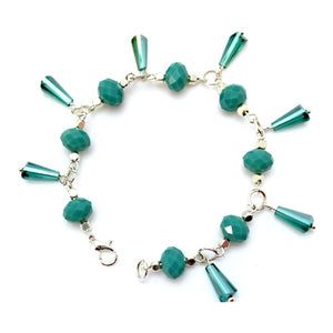 Pulsera Pirámide Turquesa