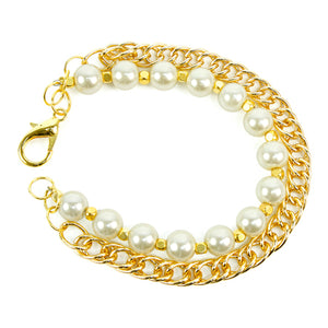 Pulsera Marfil Oro
