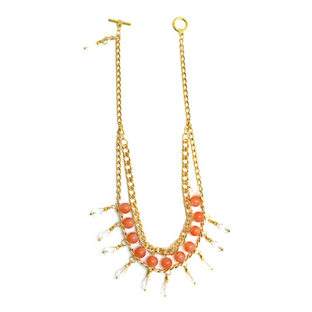 Collar Cadena Coral