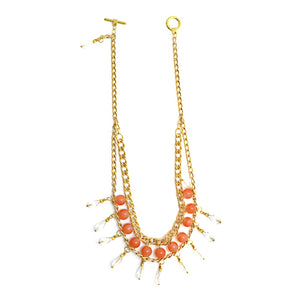 Collar Cadena Coral