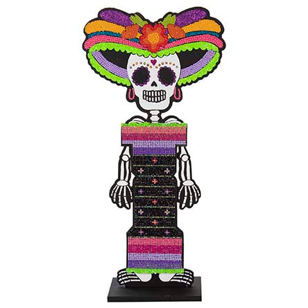 Catrina Creando Con Brillantes Y Diamantina