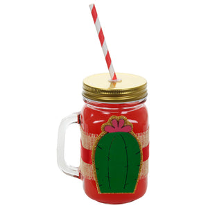 Tarro Con  Cactus