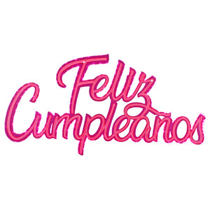 Letrero Feliz Cumpleaños