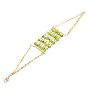 Pulsera De Cadena Con Engarces Cta. Preciosa Jade