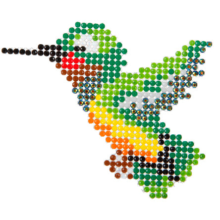 Colibrí Deslubrante Creando Con Brillantes