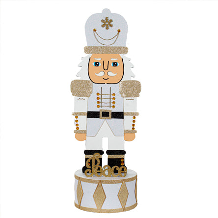 Cascanueces Blanco-Oro