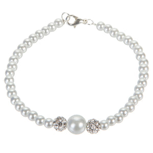 Pulsera Fina Con Perlas