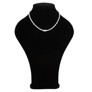 Collar Con Perlas Blancas