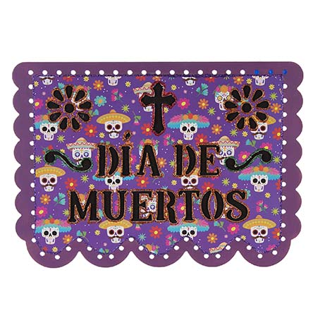 Banderín Collage Calaveras